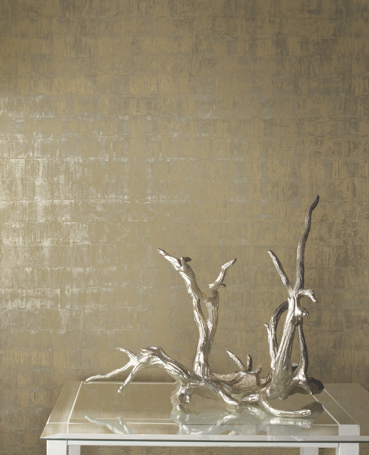 York KT2131 Liquid Metal Gold Wallpaper