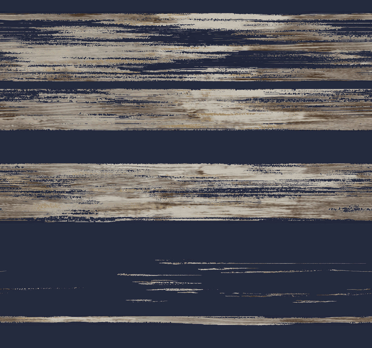 York KT2154 Horizontal Dry Brush Navy Wallpaper