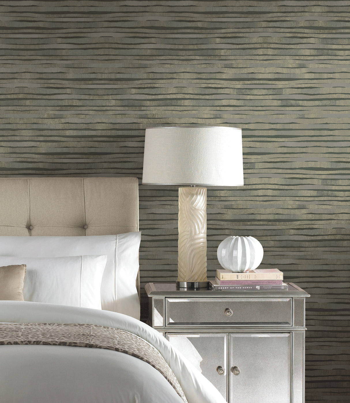 York KT2185 Dreamscapes Charcoal Wallpaper