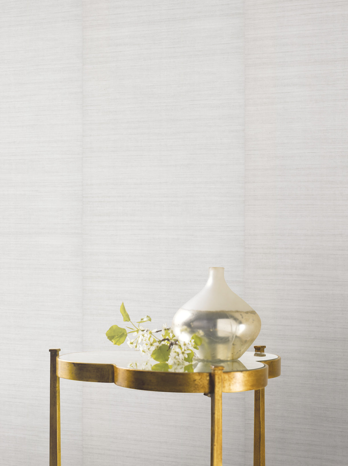 York KT2243N Silk Elegance White Wallpaper