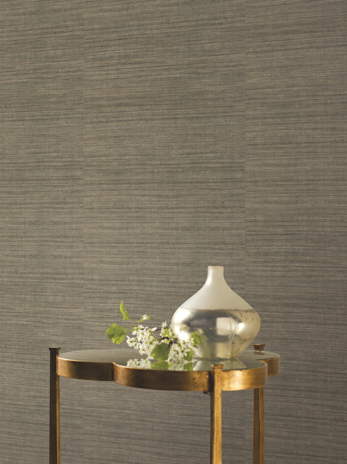 York KT2252N Silk Elegance Brown & Black Wallpaper