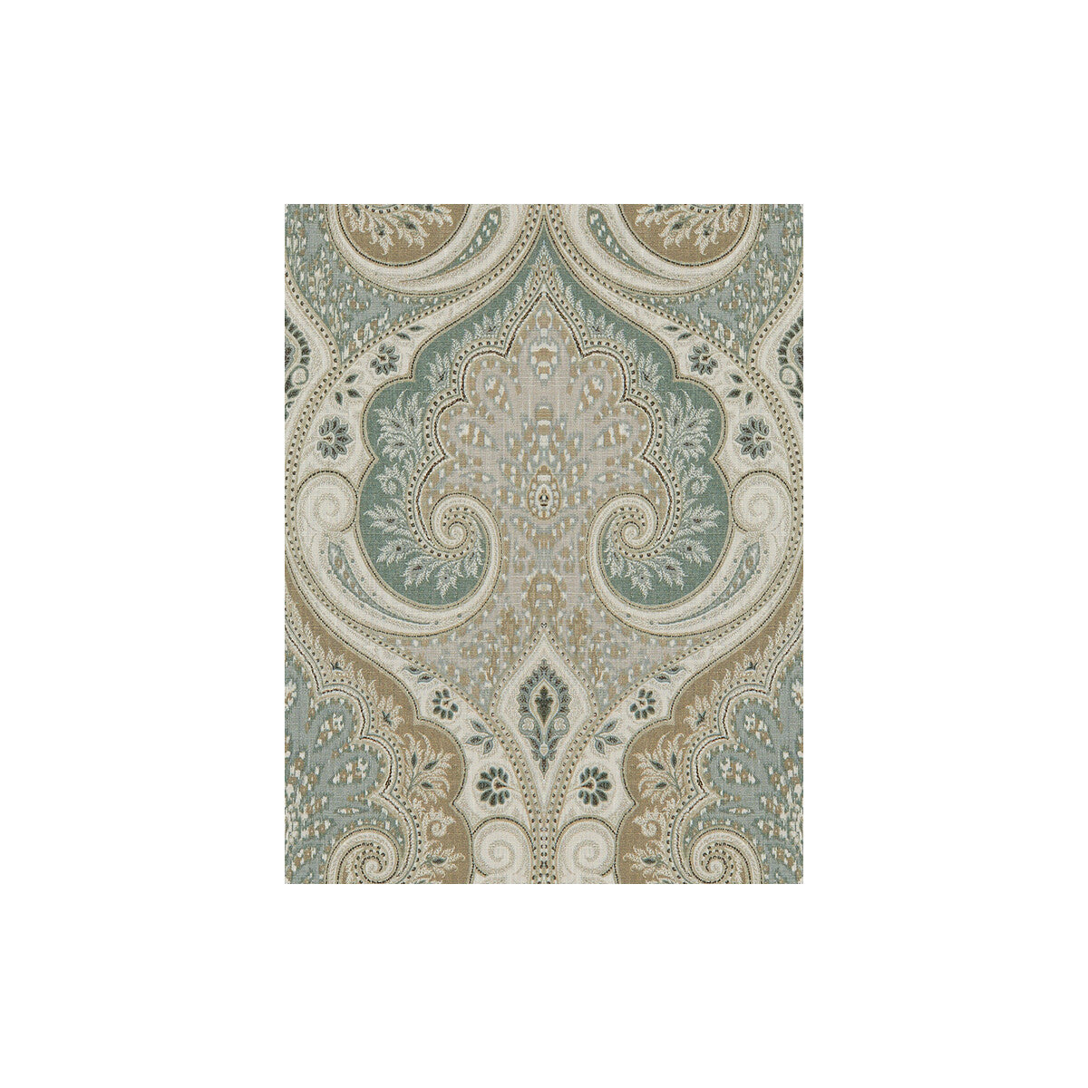 KRAVET DESIGN LATIKA.135.0 LATIKA SEAFOAM Fabric - Eade's Wallpaper