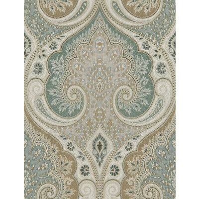 KRAVET DESIGN LATIKA.135.0 LATIKA SEAFOAM Fabric - Eade's Wallpaper