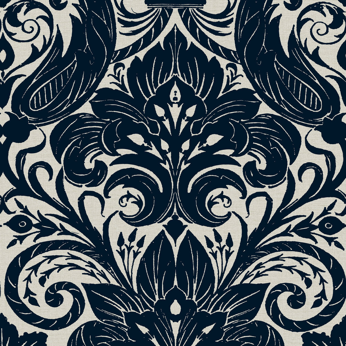 Galerie LB25167 Blue Damask Sauvage - Eade's Wallpaper