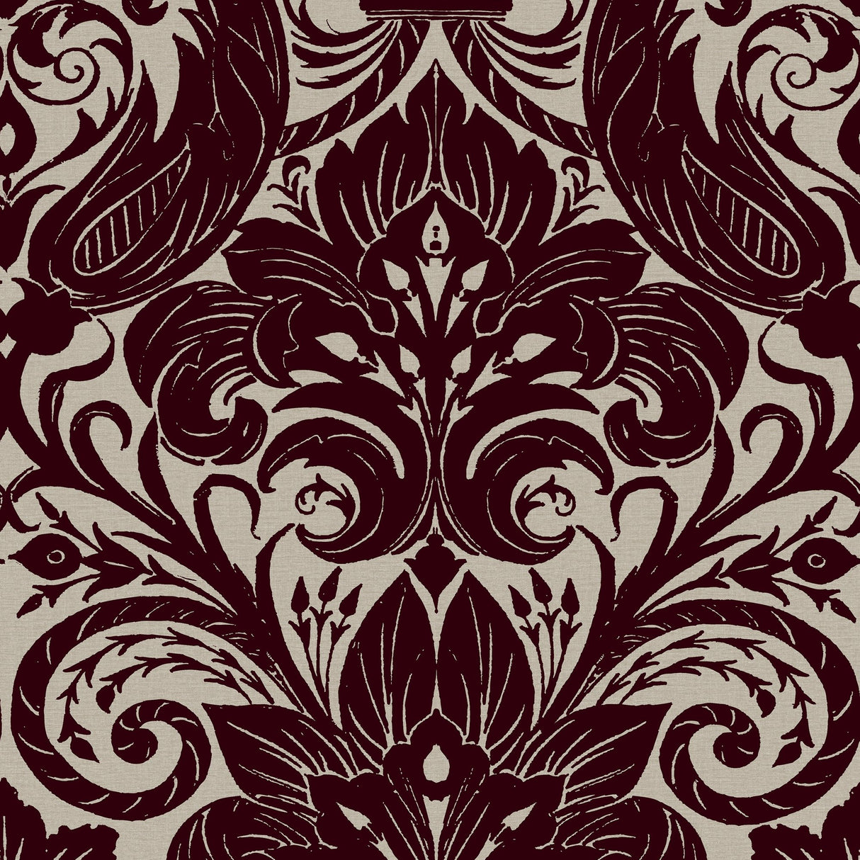 Galerie LB25170 Red Damask Sauvage - Eade's Wallpaper