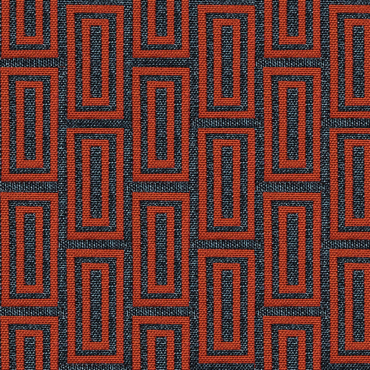 GASTON Y DANIELA LCT1056.002.0 CALEB GRIS/ROJO Fabric - Eade's Wallpaper