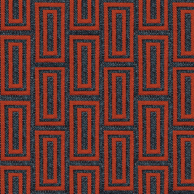 GASTON Y DANIELA LCT1056.002.0 CALEB GRIS/ROJO Fabric - Eade's Wallpaper