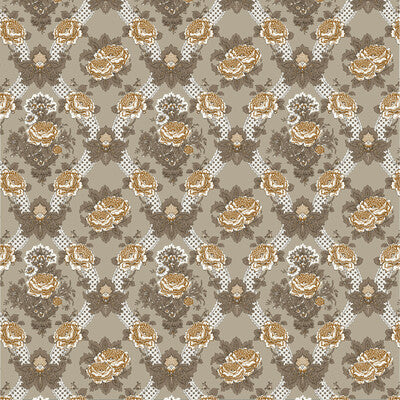 GASTON Y DANIELA LCT1058.003.0 ARANCHINA TOPO/OCRE Fabric - Eade's Wallpaper