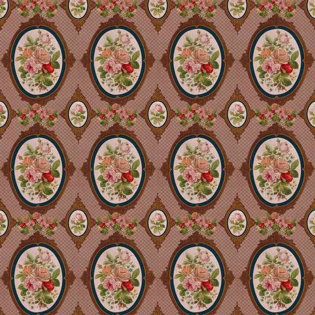 GASTON Y DANIELA LCT1071.001.0 PEPITA MULTI Fabric - Eade's Wallpaper