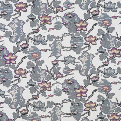 GASTON Y DANIELA LCT5364A.004.0 MARIA COBALTO/LAVANDA Fabric - Eade's Wallpaper
