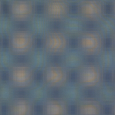 GASTON Y DANIELA LCT5365.003.0 ALELLA AZUL/PLATA Fabric - Eade's Wallpaper