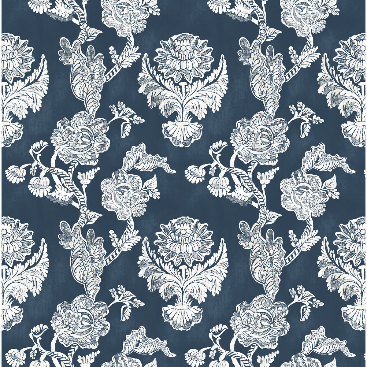 GASTON Y DANIELA LCT5483.005.0 CHITINA NAVY Fabric - Eade's Wallpaper