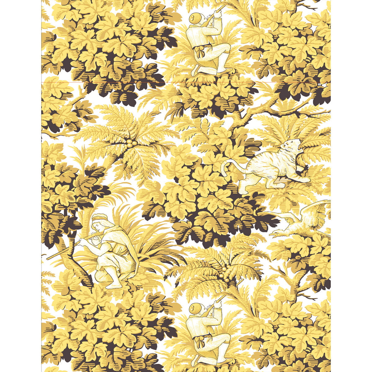 GASTON Y DANIELA LCW1033.003.0 VEGACERVERA WP OCRE Wallpaper - Eade's Wallpaper