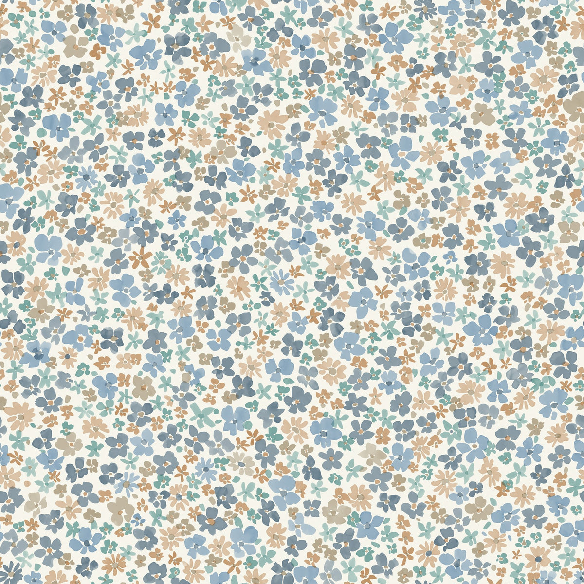 Galerie Little Dreamers Classical Floral All-over Blue Wallp