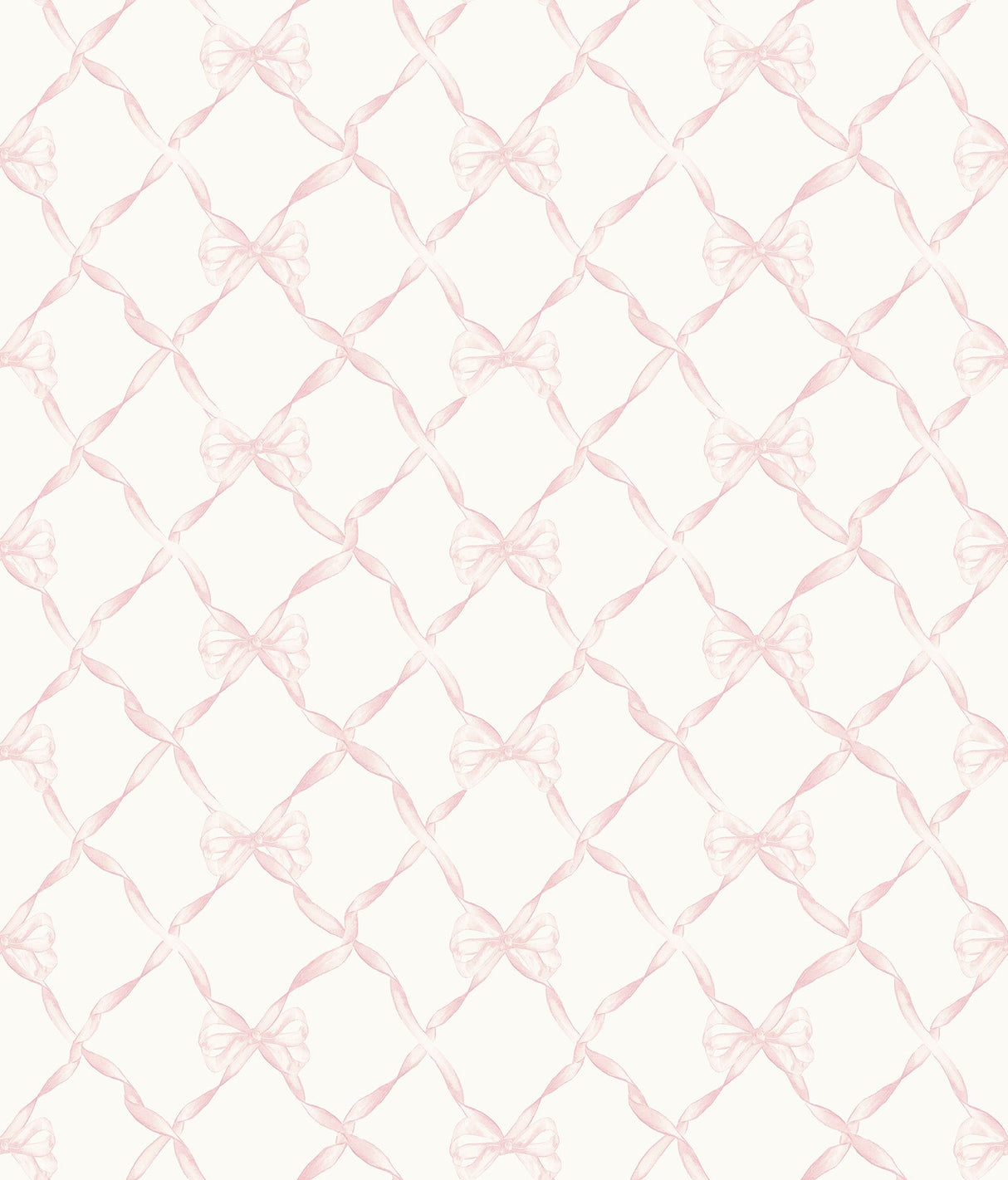 LoveShackFancy LFS5012 Baby Bow Pink Jam Peel & Stick Wallpaper