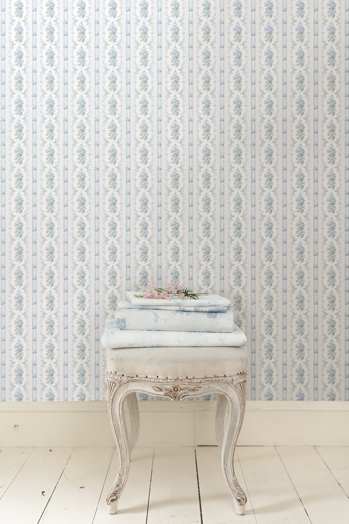 LoveShackFancy LFS6112 Sweet Blue Dreamy Days Peel & Stick Wallpaper