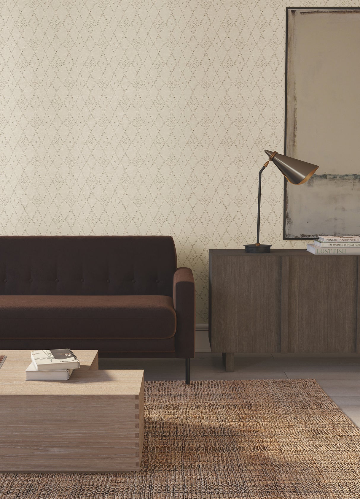 York LM5315 Souk Diamonds Gold Wallpaper