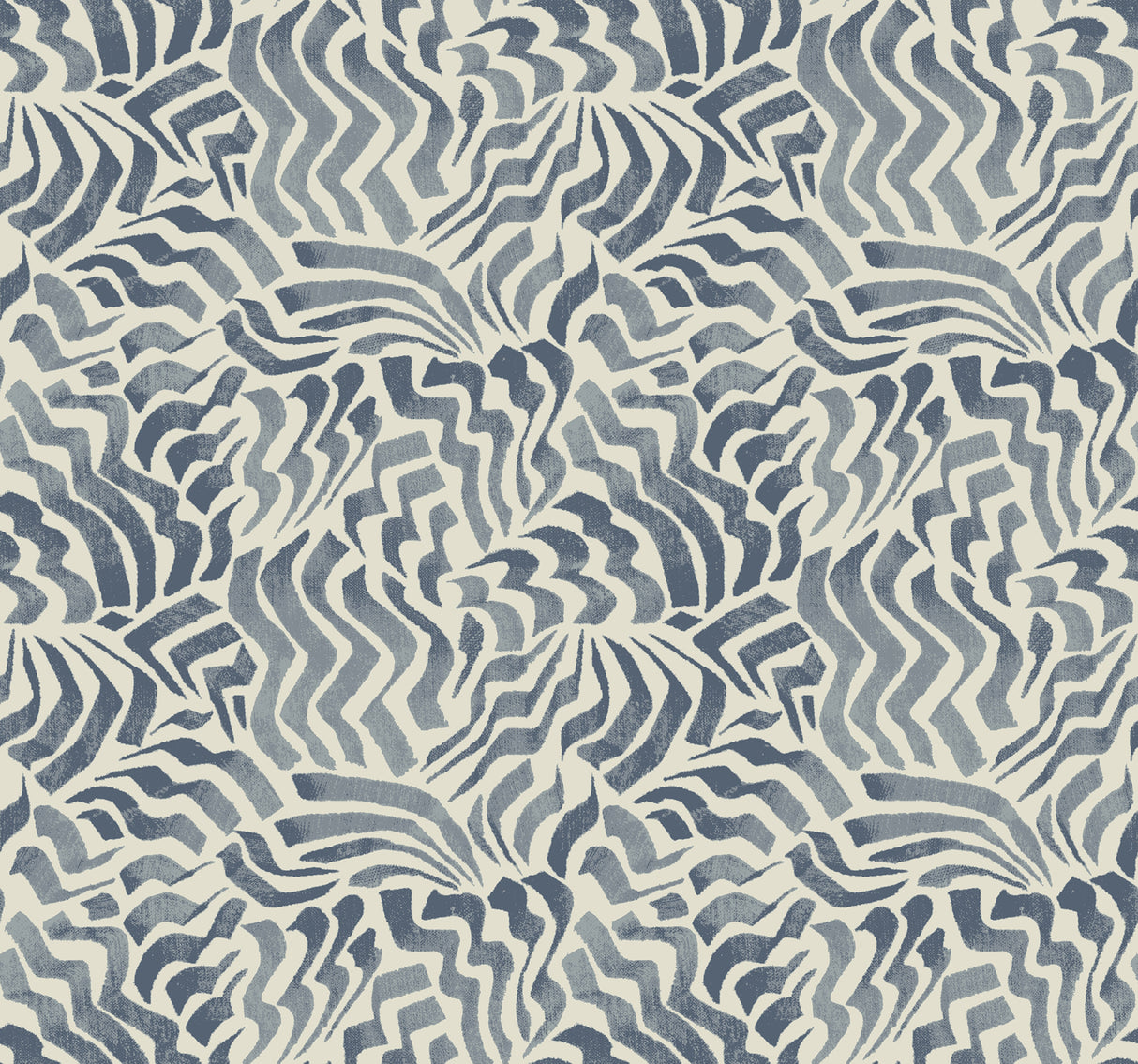 York LM5323 Zora Wave Denim Wallpaper