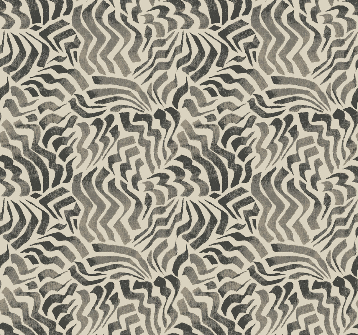 York LM5324 Zora Wave Charcoal Wallpaper