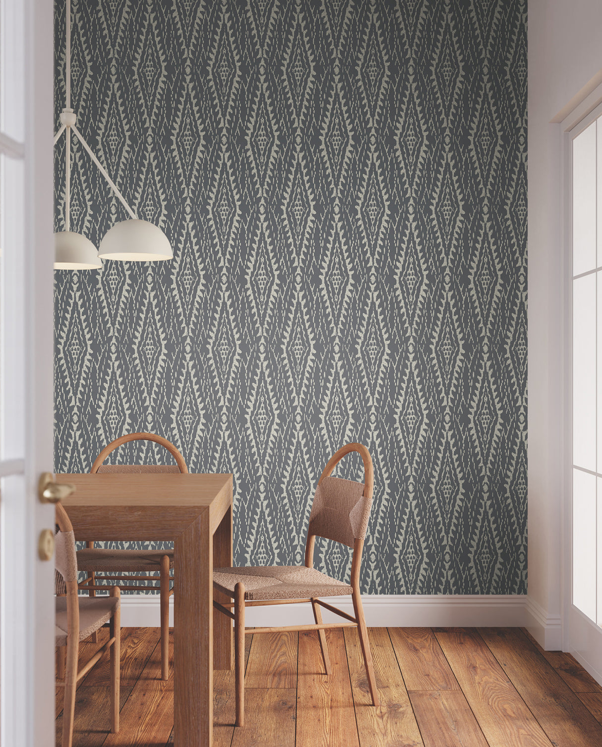 York LM5342 Rousseau Paperweave Charcoal Wallpaper