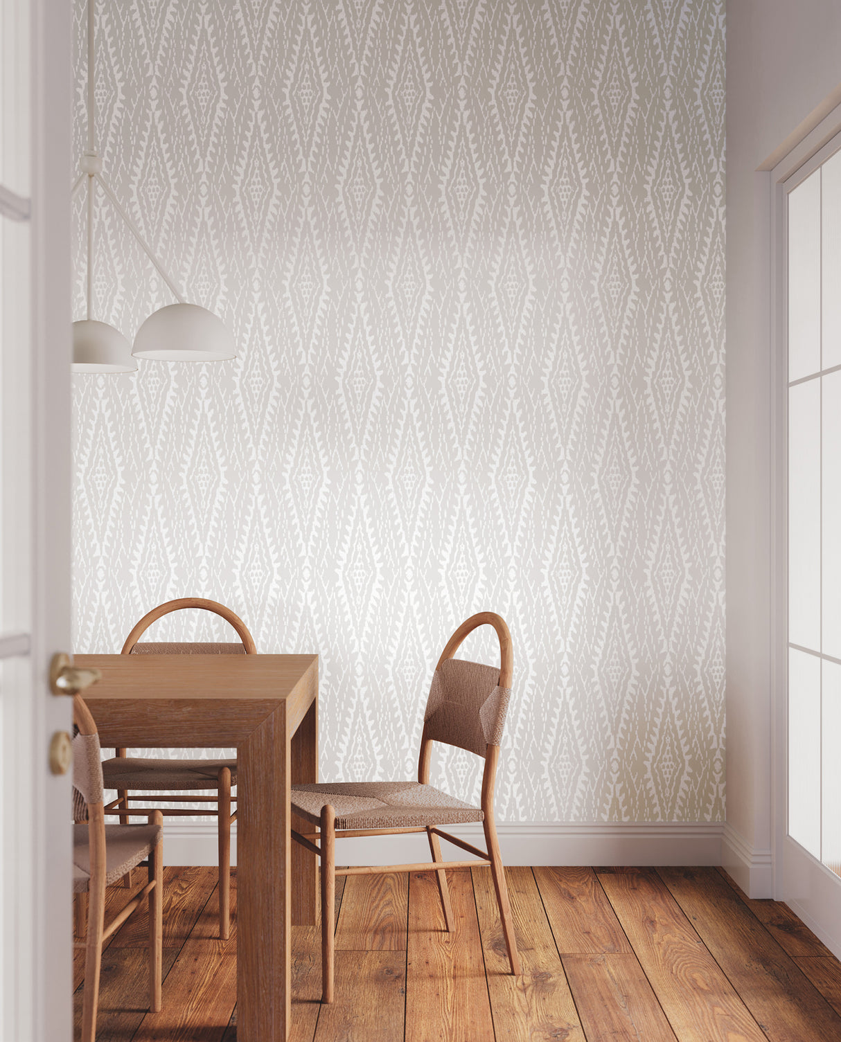 York LM5345 Rousseau Paperweave Warm Grey Wallpaper