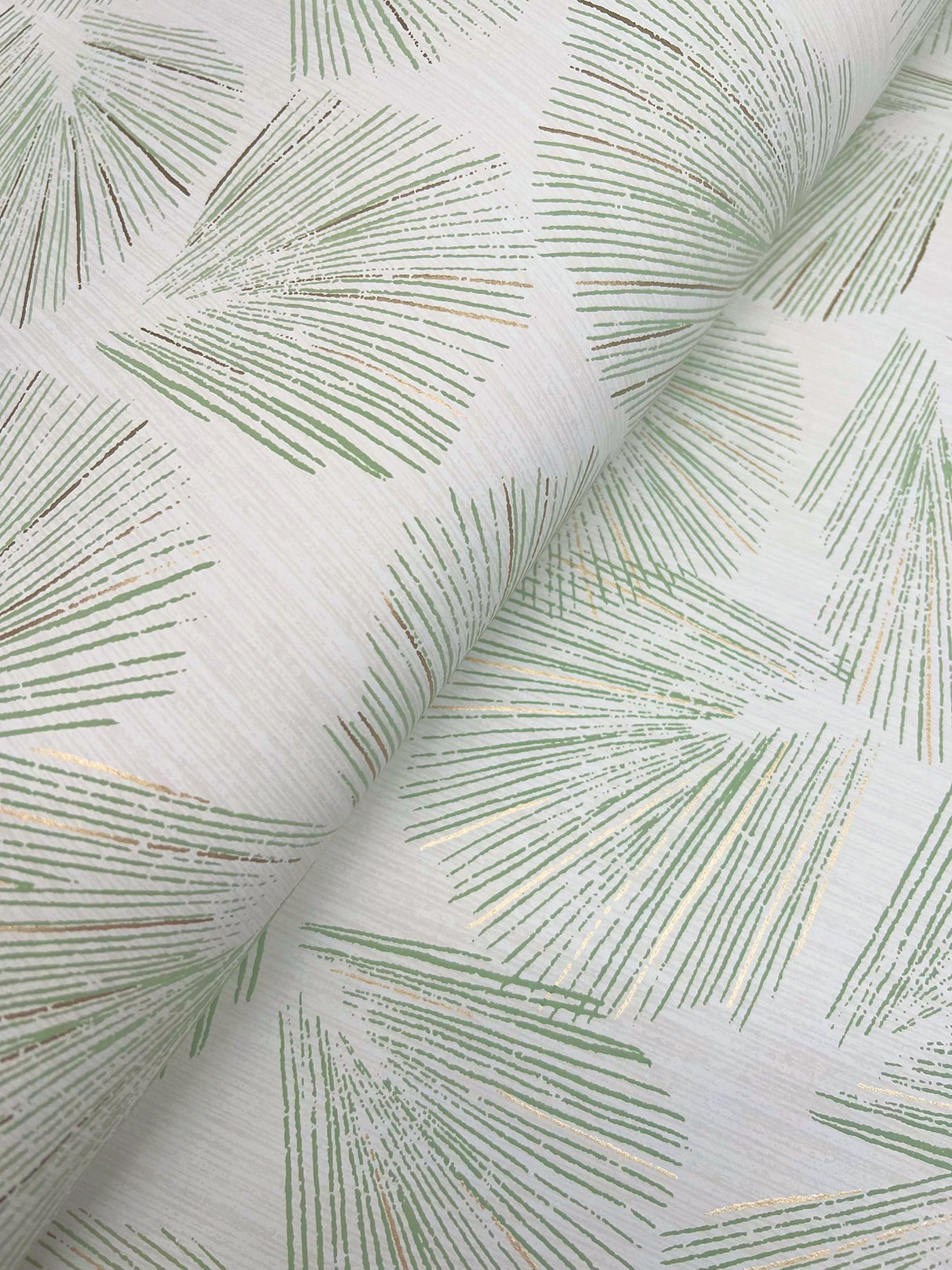 York LM5352 Elora Leaf Green Wallpaper
