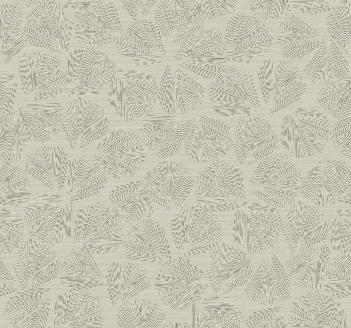 York LM5354 Elora Leaf Taupe Wallpaper