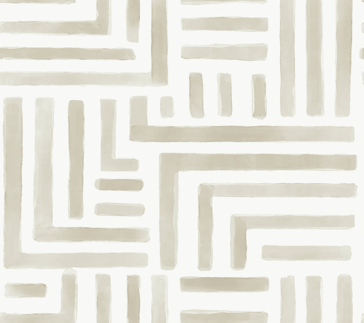 York LM5362 Painterly Labyrinth Light Neutral Wallpaper
