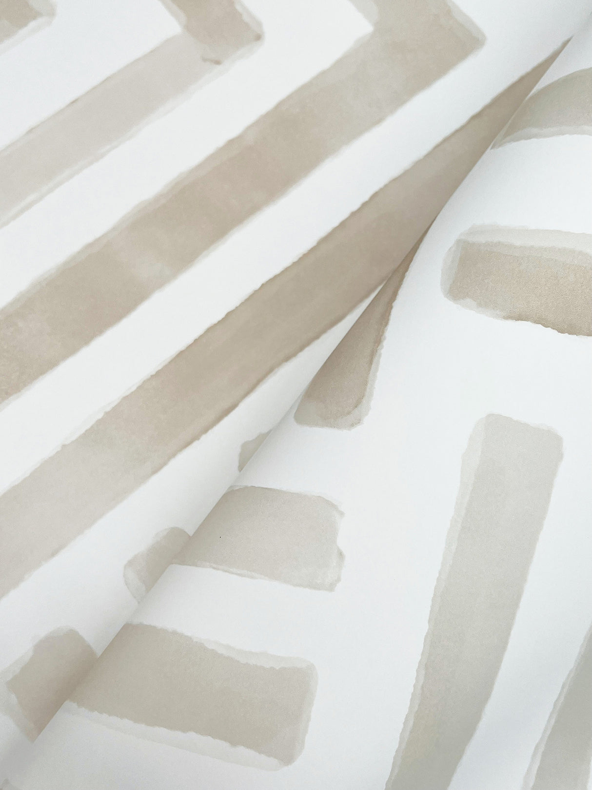 York LM5362 Painterly Labyrinth Light Neutral Wallpaper