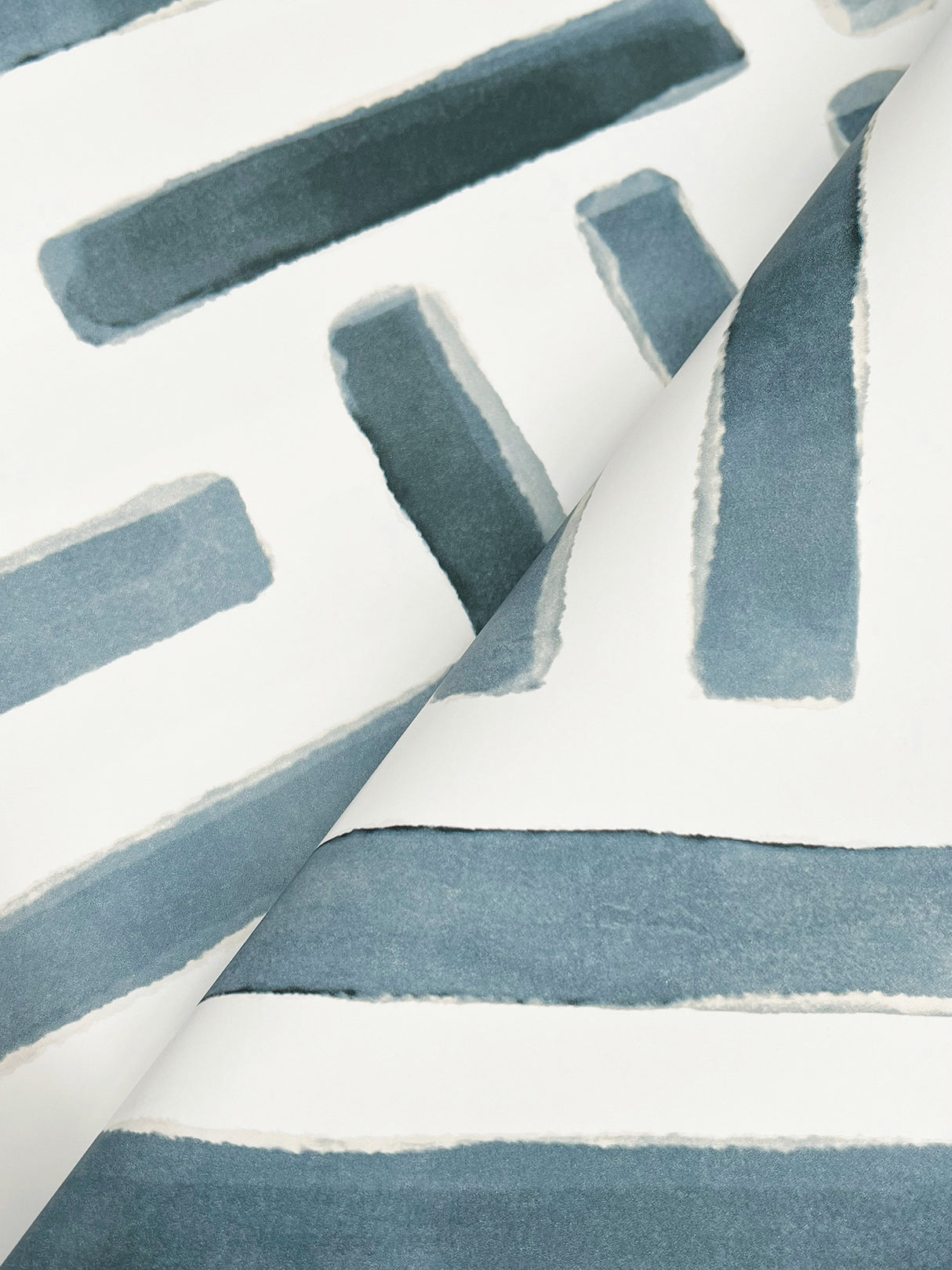 York LM5364 Painterly Labyrinth Aqua Wallpaper