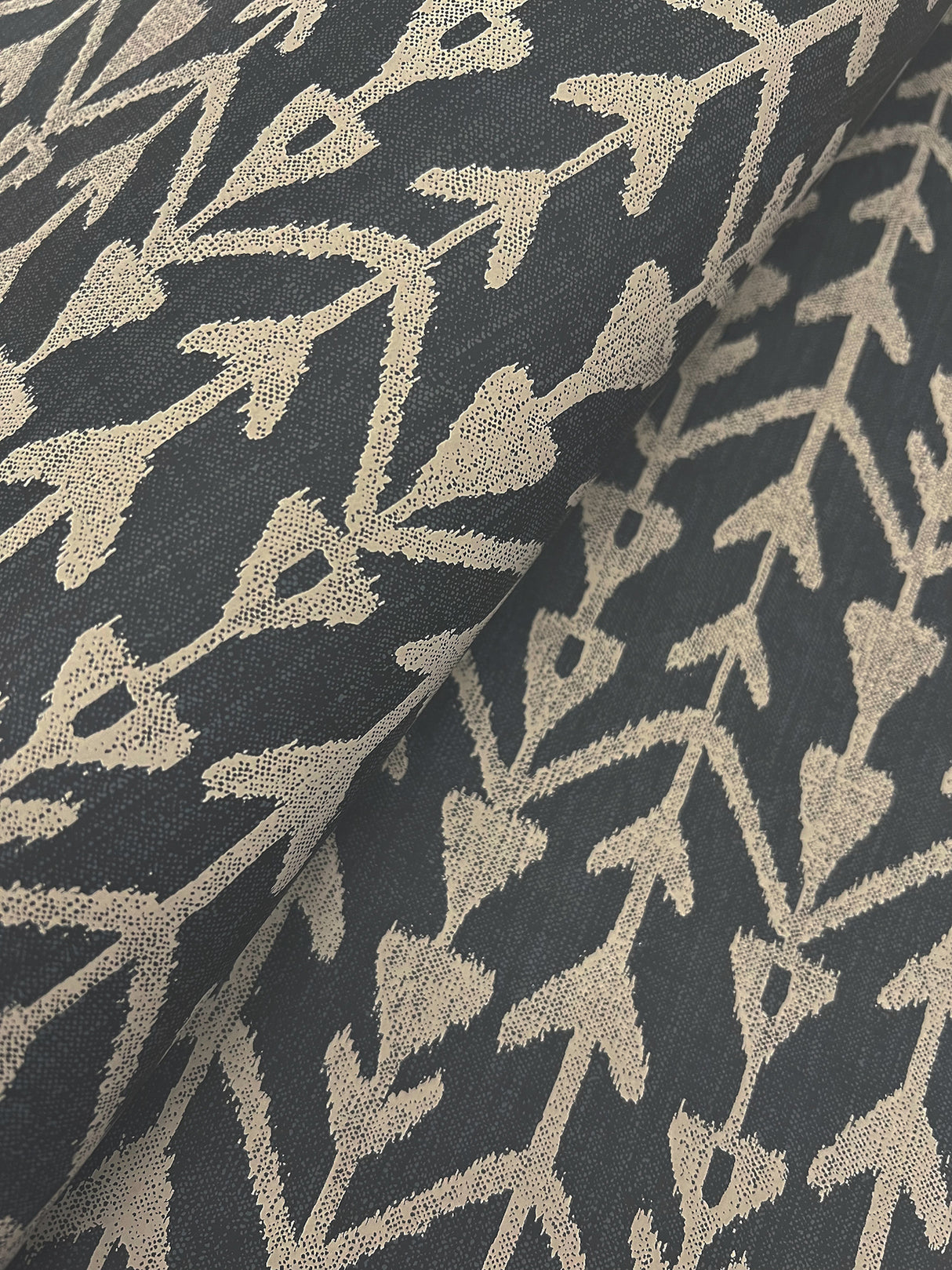 York LM5382 Martigue Stripe Black Wallpaper