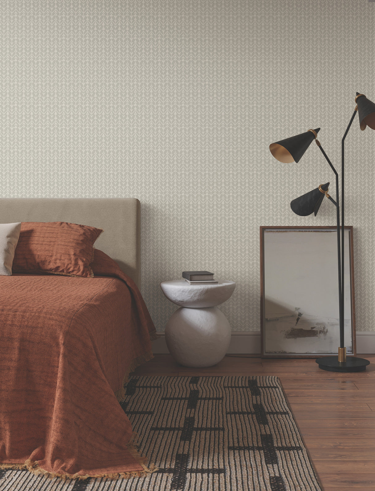 York LM5384 Martigue Stripe Grey Wallpaper