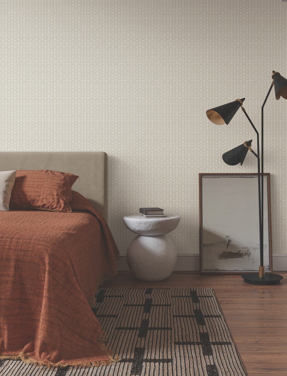 York LM5385 Martigue Stripe Beige Wallpaper