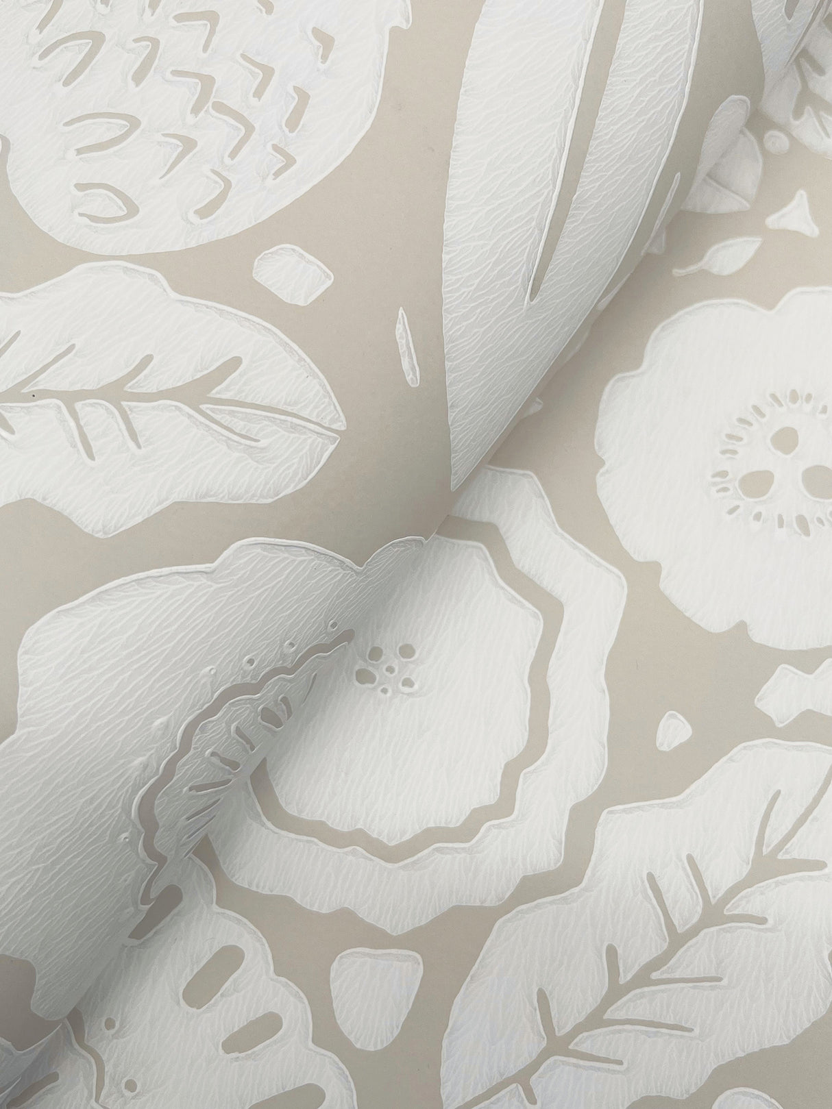 York LM5394 Camille Blossom Linen Wallpaper