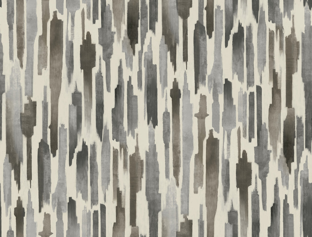 York LM5403 Pluie Charcoal Wallpaper