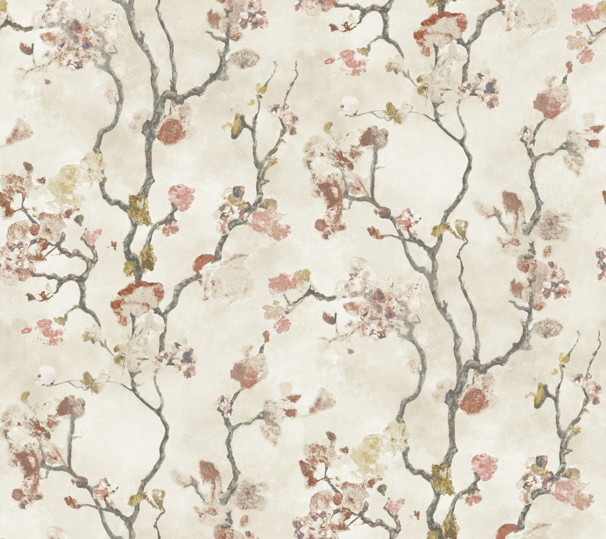 York LM5413 Avril Chinoiserie Coral Wallpaper