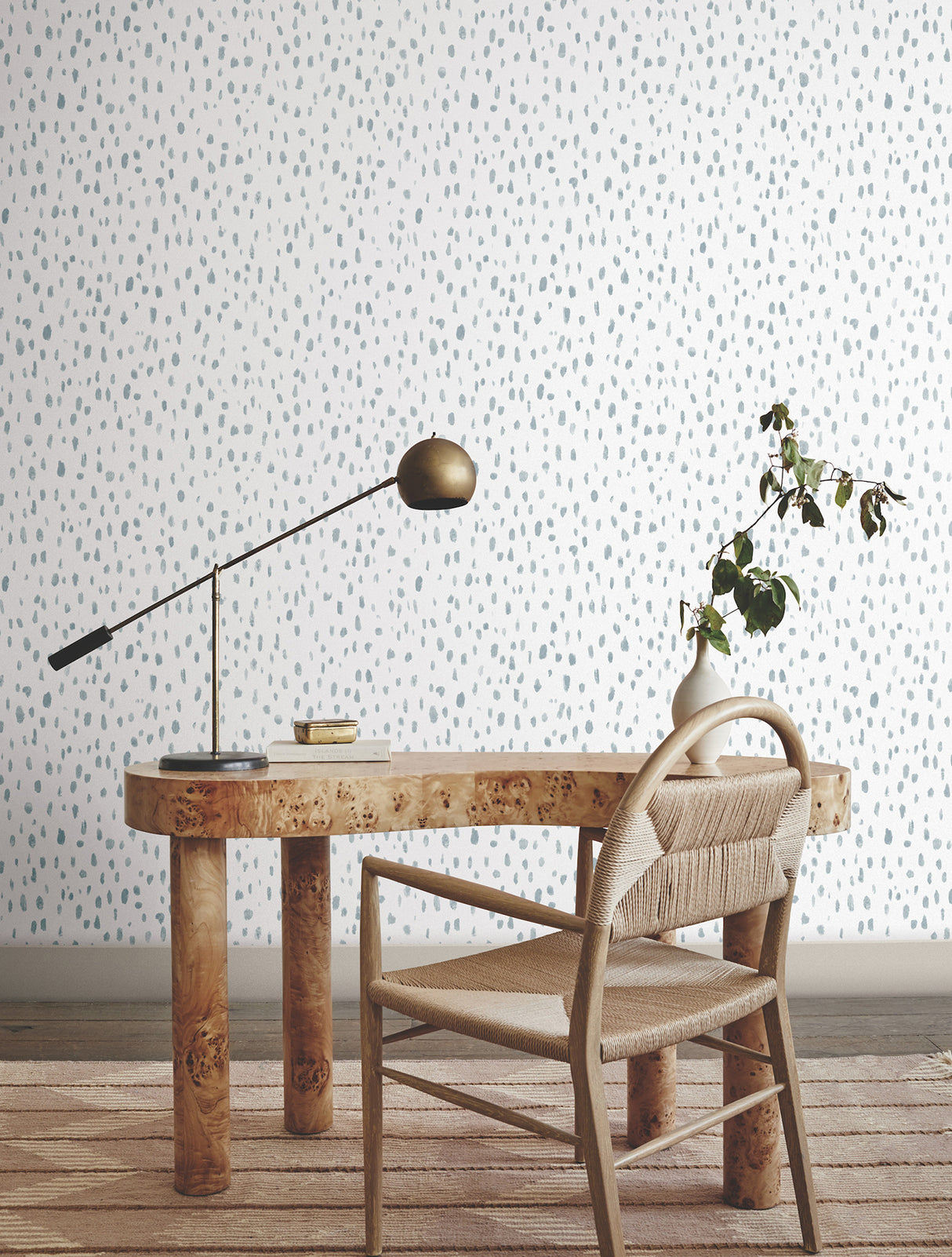 York LM5421 Tachette Sky Blue Wallpaper