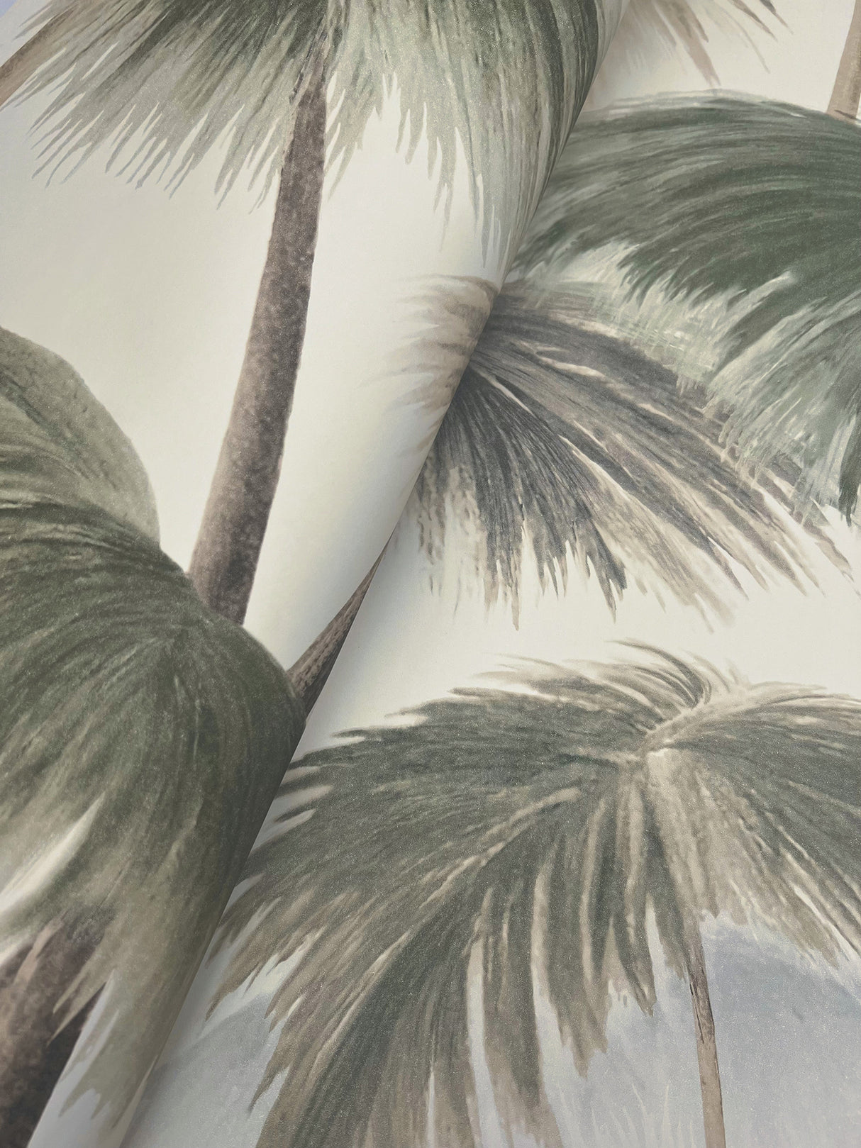 York LM5433 Plein Air Palms Vintage Wallpaper