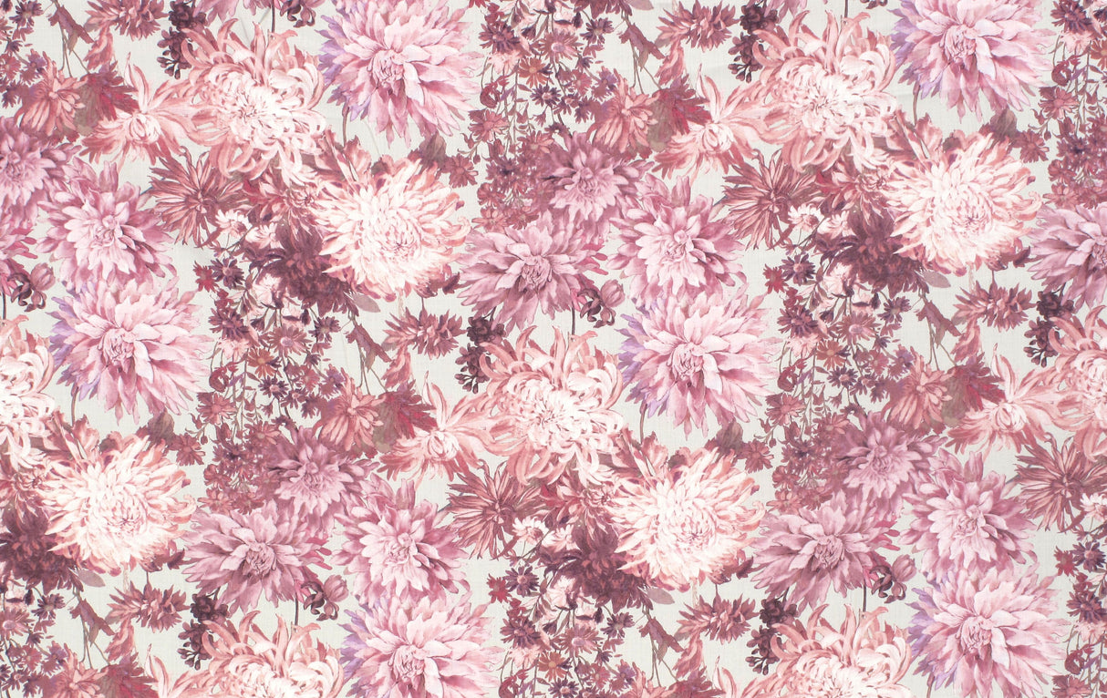 Scalamandre LO 00028037 PINKS GREY'S FLOWER GARDEN Fabric - Eade's Wallpaper