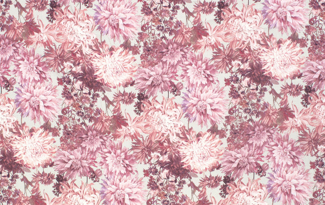 Scalamandre LO 00028037 PINKS GREY'S FLOWER GARDEN Fabric - Eade's Wallpaper