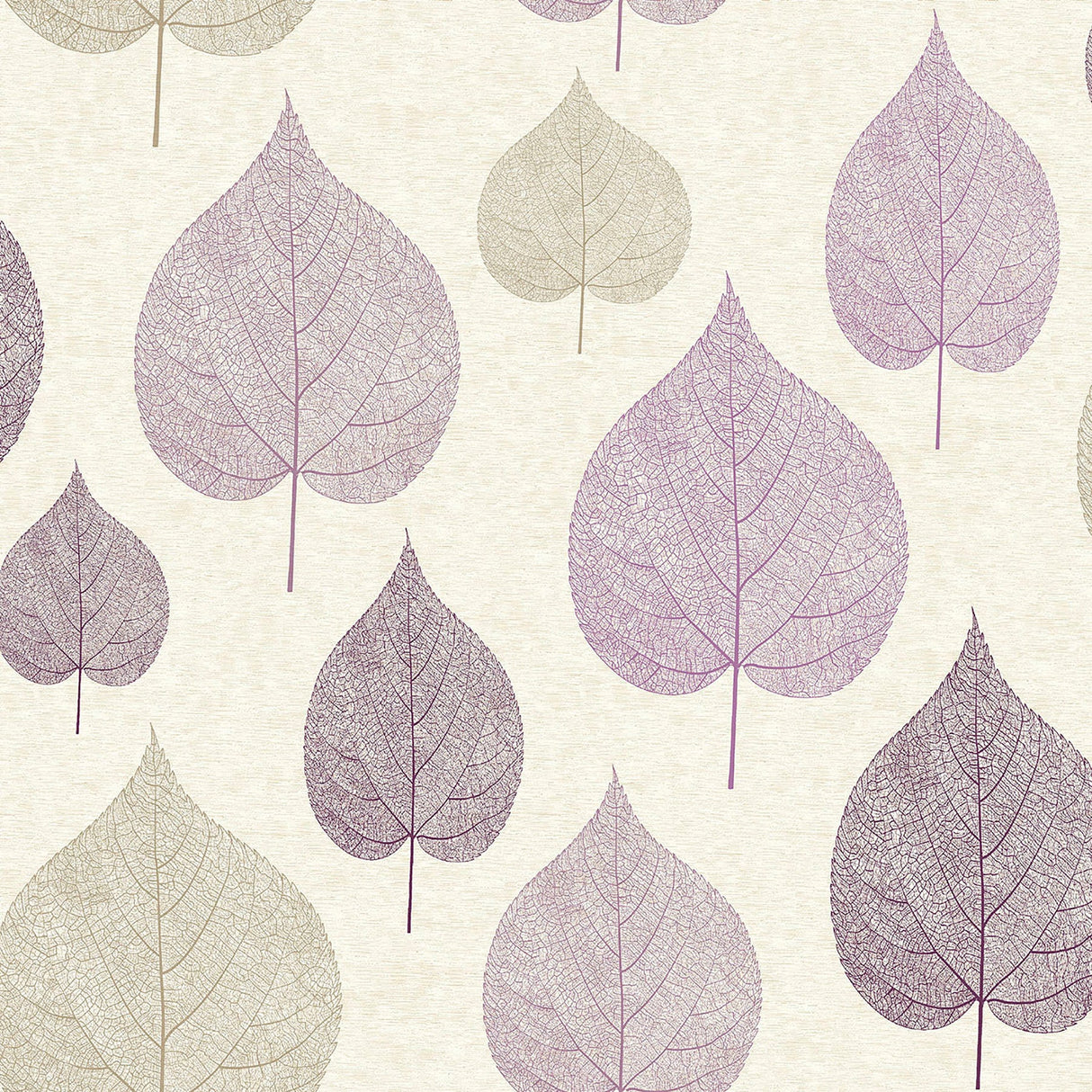 Crown  M1068 Quest Plum Leaf Wallpaper