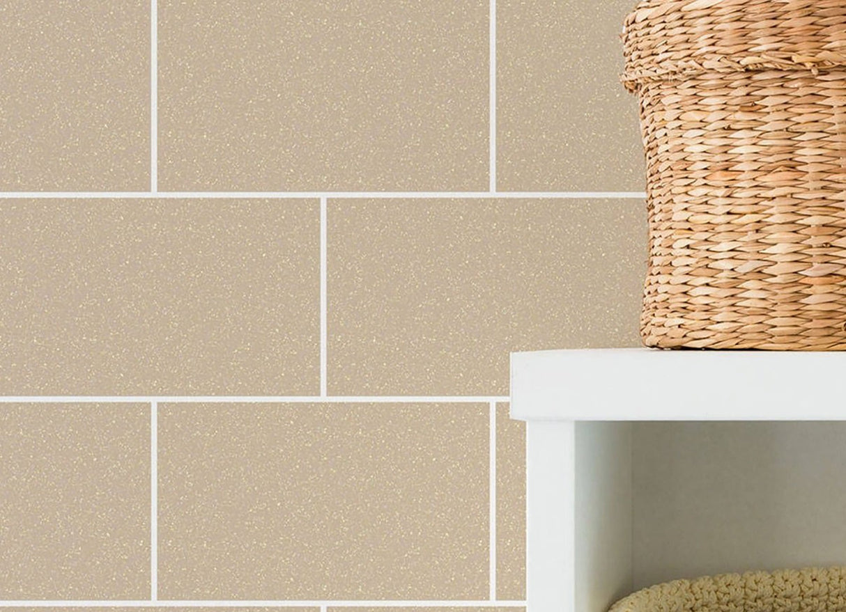 Crown  M1330 Joan Wheat Tile Wallpaper