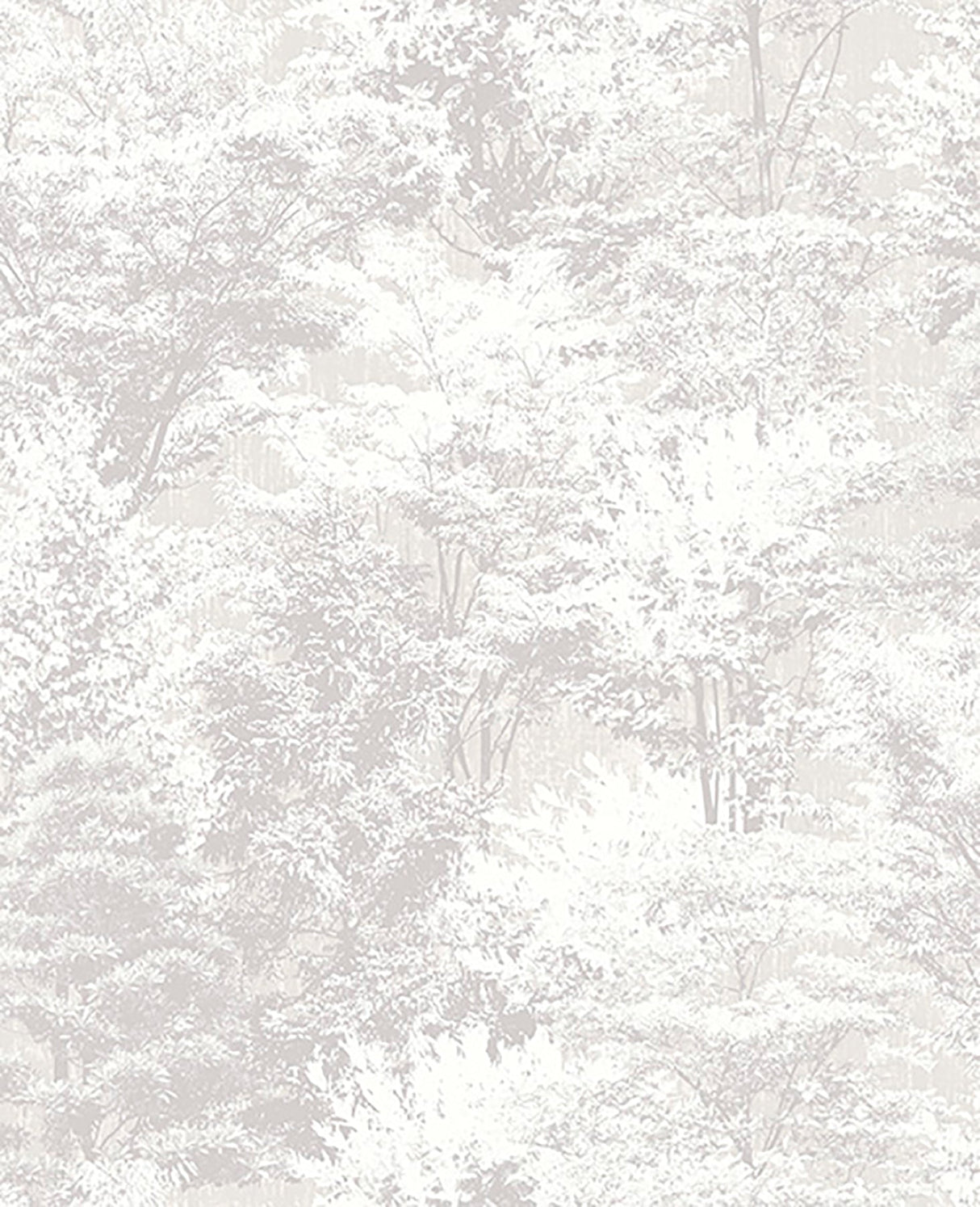 Crown  M1336 Camphor Light Grey Trees Wallpaper