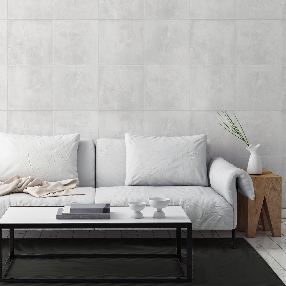 Crown M1367 Daintree Ivory Wood Wallpaper