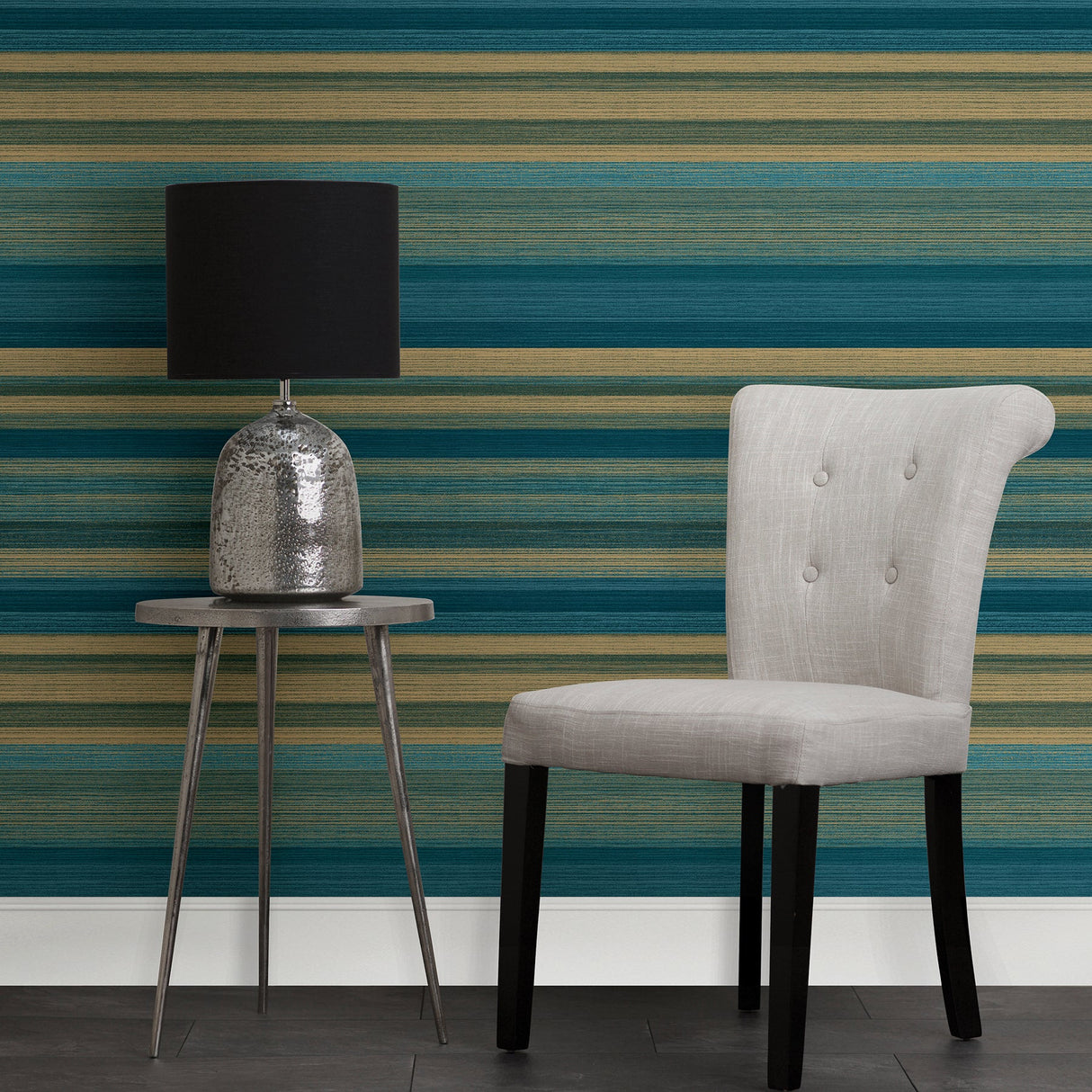 Fine Decor M1415 Ruben Multicolor Stripe Wallpaper