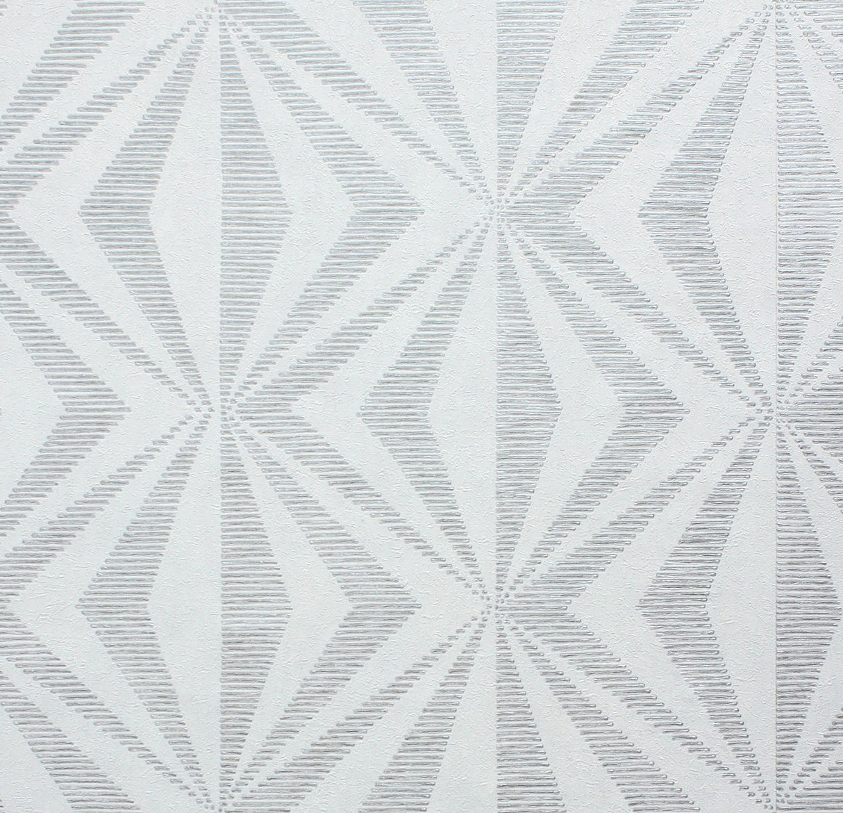 Fine Decor M1558 Precision Silver Diamond Geo Wallpaper