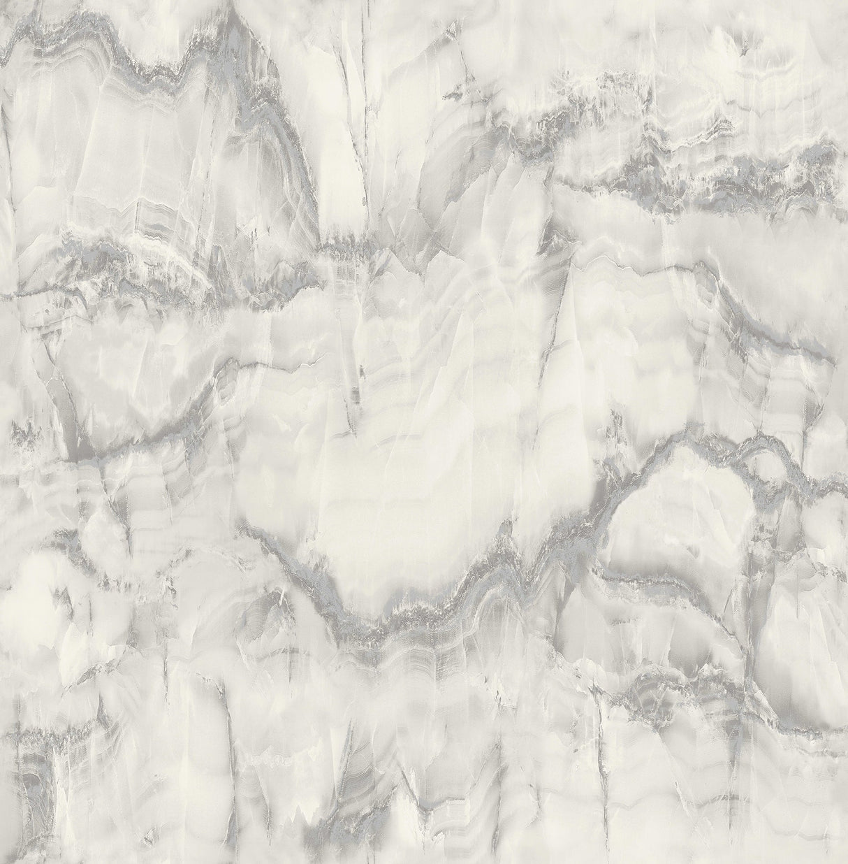 Fine Decor M1584 Aura Silver Marble Wallpaper