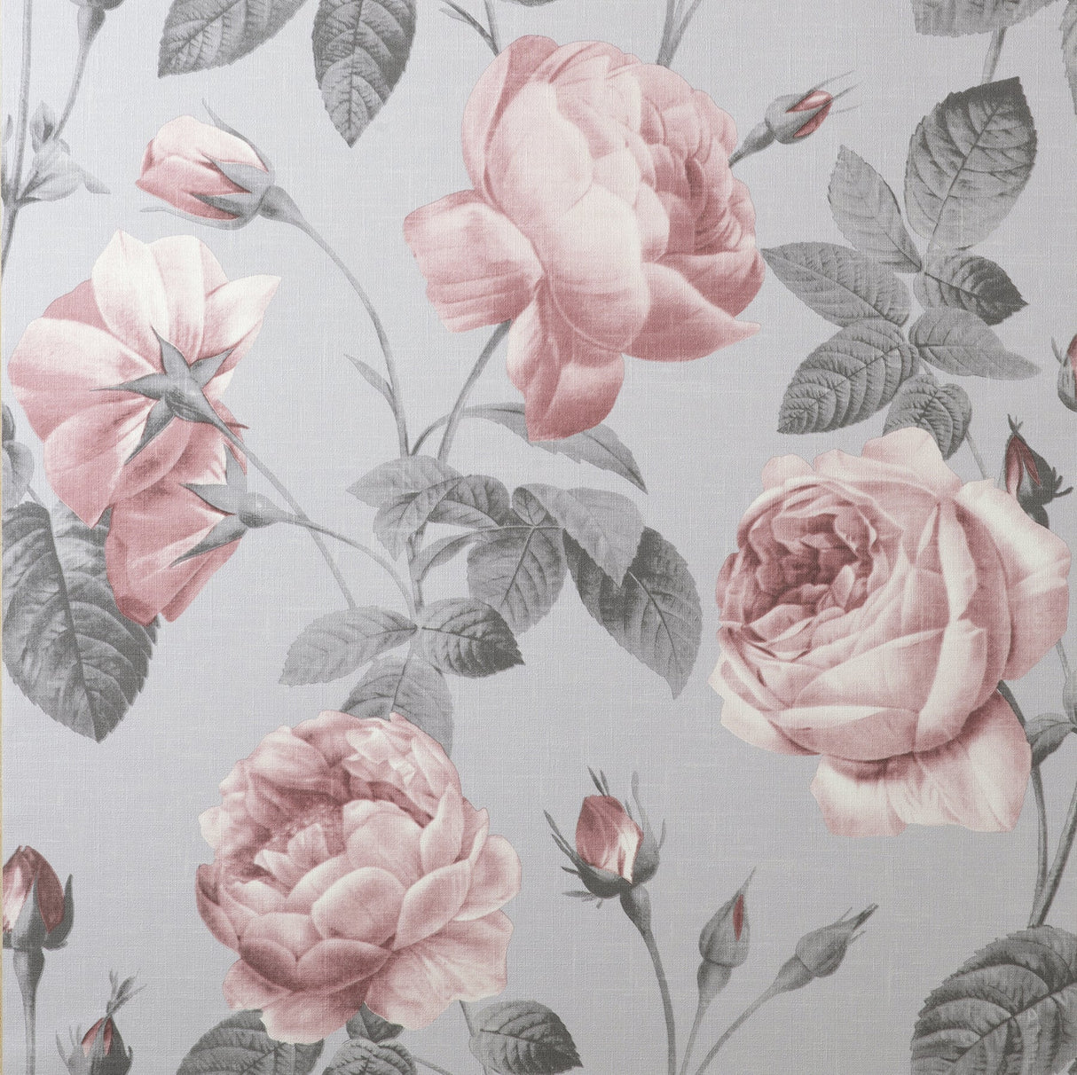 Fine Decor M1647 Eden Pink Floral Wallpaper