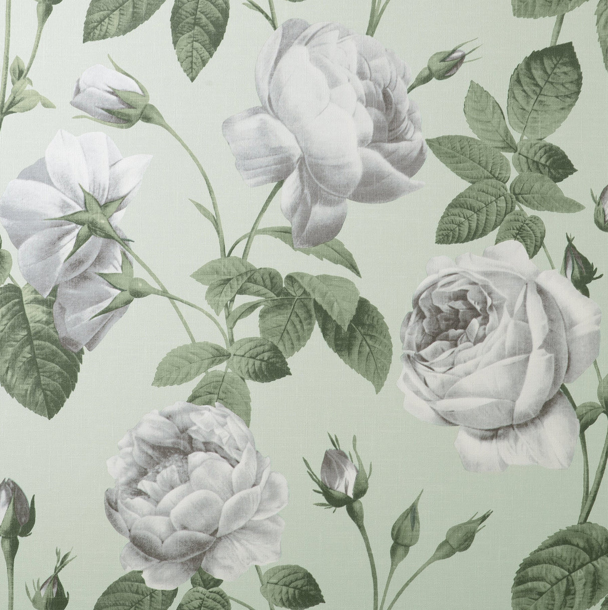 Fine Decor M1648 Eden Sage Floral Wallpaper