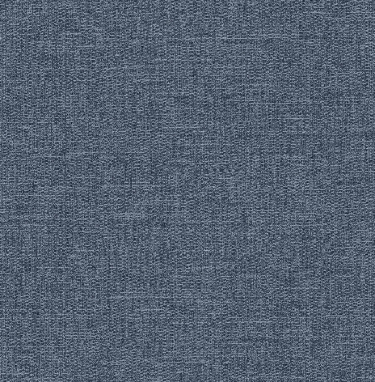Brewster M1701 Glen Dark Blue Linen Wallpaper